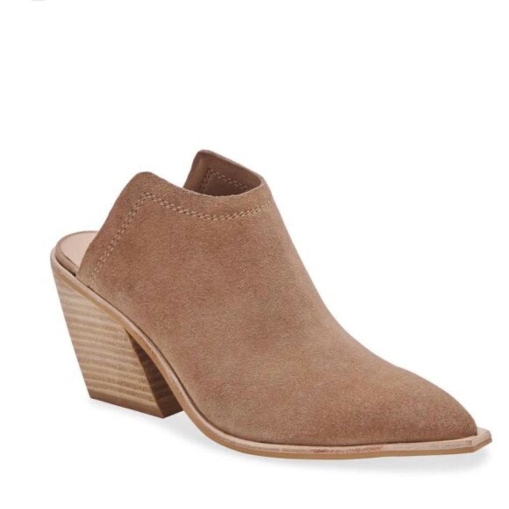 Dolce Vita Women's Tan Suede Mules